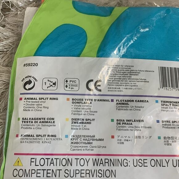 New Vintage 1996 Intex # 59220 The Wet Set  Split Ring Pool Float 26”x22” - Picture 14 of 15